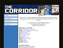 Tablet Screenshot of corridor-magazine.com